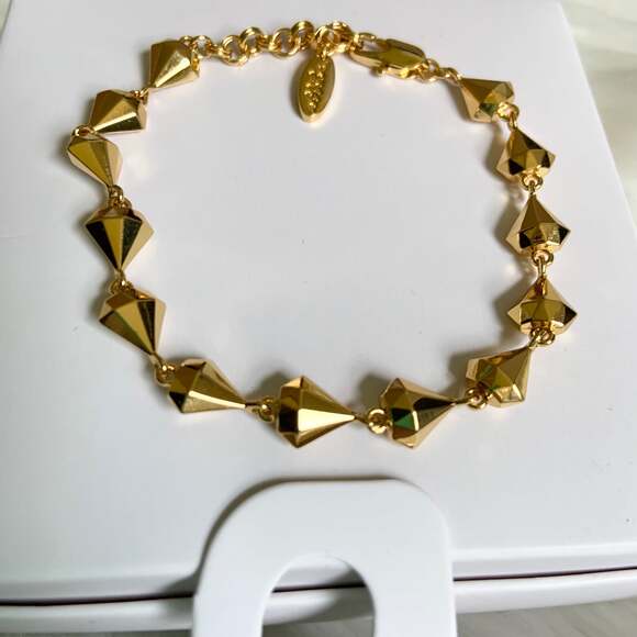 Ettika Choker Necklace and Bracelet REVOLVE NWT NEW Gold Tone - Picture 4 of 7